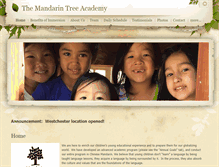 Tablet Screenshot of mandarintreeacademy.com